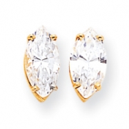Picture of 14k 12x6mm Marquise Cubic Zirconia earring
