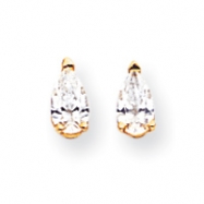 Picture of 14k 5x3mm Pear Cubic Zirconia earring