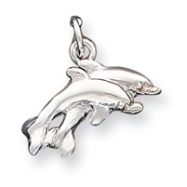 Picture of Sterling Silver Dolphins Charm
