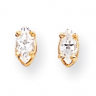 Picture of 14k 5x2.5mm Marquise Cubic Zirconia earring
