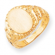Picture of 14k Men's Signet Ring