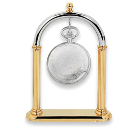 Picture of Charles Hubert 14k Gold-plated Pocket Watch Stand