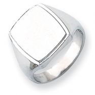 Picture of 14k White Gold Signet Ring