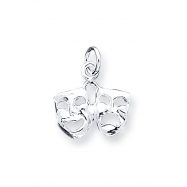 Picture of Sterling Silver Comedy/Tragedy Charm