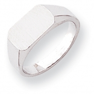Picture of 14k White Gold Signet Ring