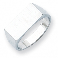 Picture of 14k White Gold Signet Ring