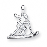 Picture of Sterling Silver Skier Pendant