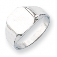Picture of 14k White Gold Signet Ring