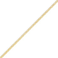 Picture of 14K Yellow Gold 1mm Anchor Link Anklet