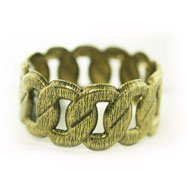 Picture of Fancy Brass Tone Chain Style Bengle