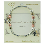 Picture of Tri-color Stretch Bracelet Psalm 46:10