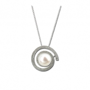 Picture of Pearl Diamond Necklace