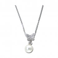 Picture of Pearl Diamond Necklace