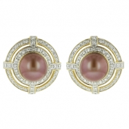 Picture of Pearl Diamond Earring