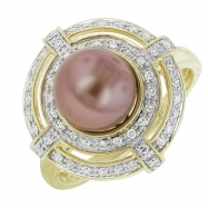 Picture of Pearl Diamond Ring