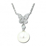 Picture of Pearl Diamond Necklace