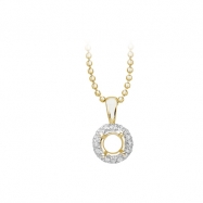 Picture of Semi-Mount Diamond Pendant W/Chain