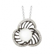 Picture of Freshwater Pearl Diamond Necklace