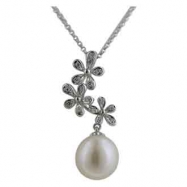 Picture of Fresh Water Pearl Diamond Necklace