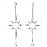 Picture of Freshwater Pearl Diamond Earrings