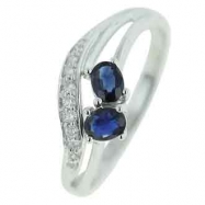 Picture of Sapphire Diamond Ring