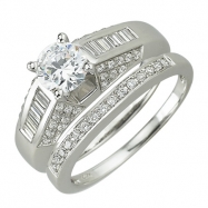 Picture of White Gold Diamond Bridal Set Ring