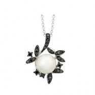 Picture of Freshwater Pearl Diamond Necklace