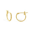 14K 1.3x10mm Smooth Hoops