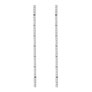 14K White Gold 1.22ct Diamond Drop Stiletto Earrings SI1-SI2 G-H