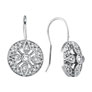 14K White Gold .51ct Diamond Antique-Style Drop Earrings SI1-SI2 G-H