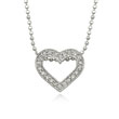 Diamond Heart Pendant w/Chain