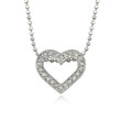 Diamond Heart Pendant w/Chain