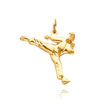 14K Yellow Gold Male Karate Charm