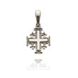 14K White Gold Small Jerusalem Cross Pendant
