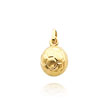 14K Yellow Gold 3D Soccer Ball Charm