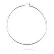 14K White Gold 2x52mm Classic Hoops