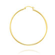 14K Yellow Gold 2x50mm Classic Hoops