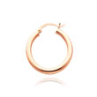 14K Rose Gold 3x20mm Classic Hoops
