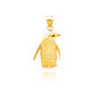 14K Yellow Gold Polished Penguin Pendant