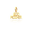 14K Yellow Gold "Godmother" Charm