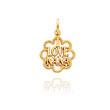 14K Yellow Gold Small "I Love Nana" Charm