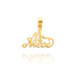 14K Yellow Gold "#1 Niece" Pendant