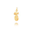 14K Yellow Gold Polished Pineapple Charm