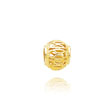 14K Yellow Gold Diamond-Cut Open Ball Chain Slide