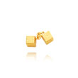 14K Yellow Gold Tiny Dice Charm