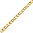 14K Yellow Gold 4.5mm Fancy Curb Link Bracelet