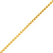 14K Yellow Gold 2mm Wheat Anklet