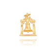 14K  3-Dimensional Liberty Bell Charm