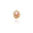 14K Gold Opal & Pink Paua Shell Bracelet Slide