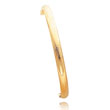 14K Gold Florentine Engraved Hinged Baby Bangle Bracelet